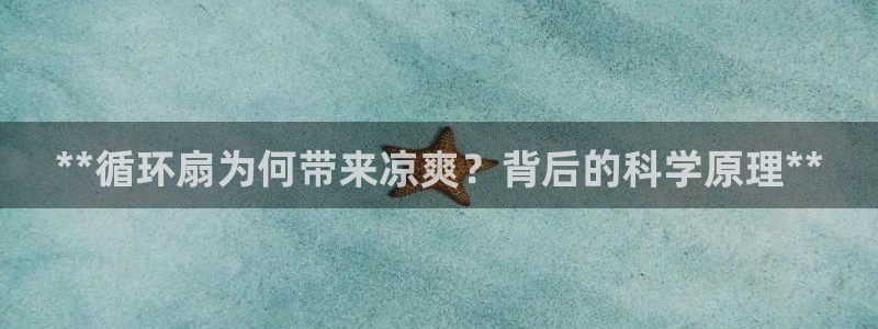 凯发k8国际真人娱乐手机app：**循环扇为何带来凉爽？背后的科学原理**