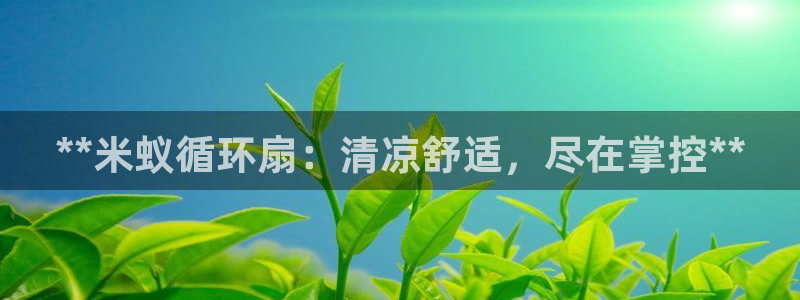 k8凯发官方找就送38：**米蚁循环扇：清凉舒适，尽在掌控**